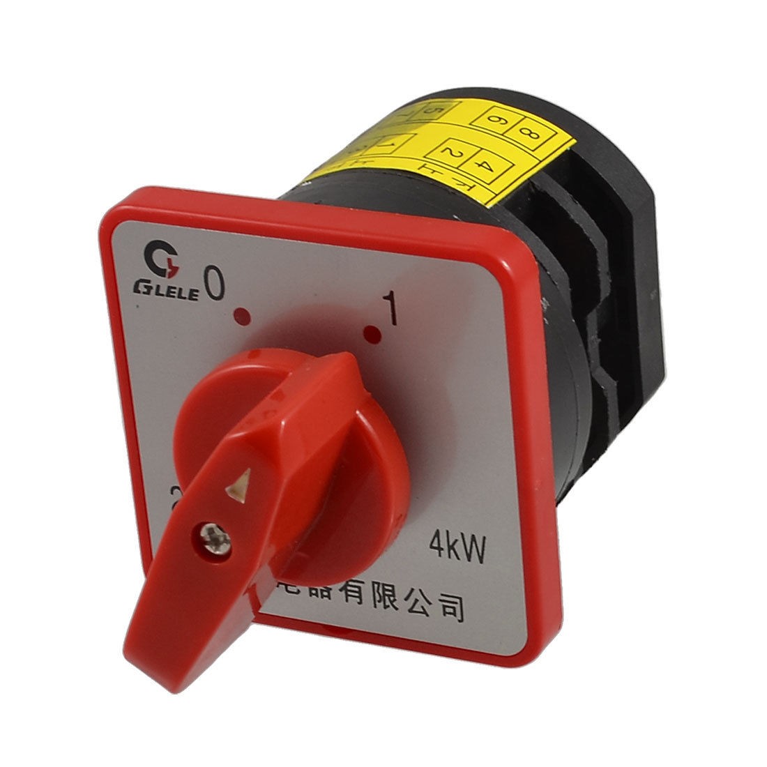 2 Position AC 380V 20A 4KW Rotary Handle Cam Changeover Switch