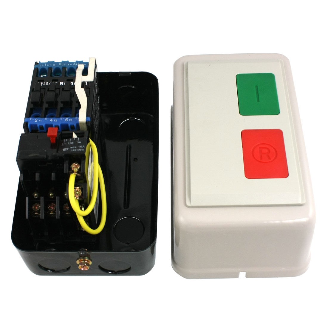 AC 24V 4-6A 0.8HP Three Phase Motor Start Control Magnetic Starter Contactor