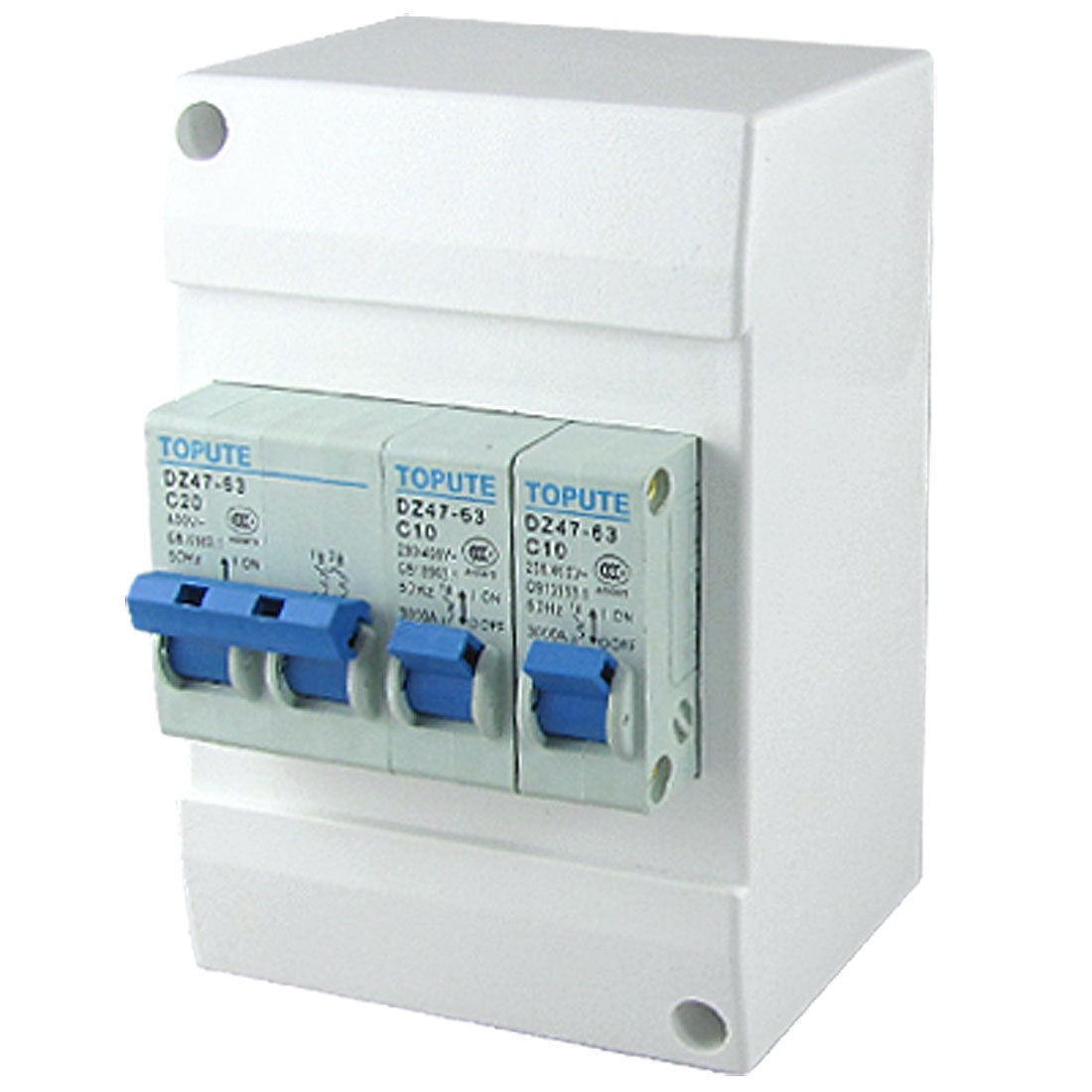 AC 230/400V 10A 2P+P+P On Off Switch Miniature Circuit Breaker