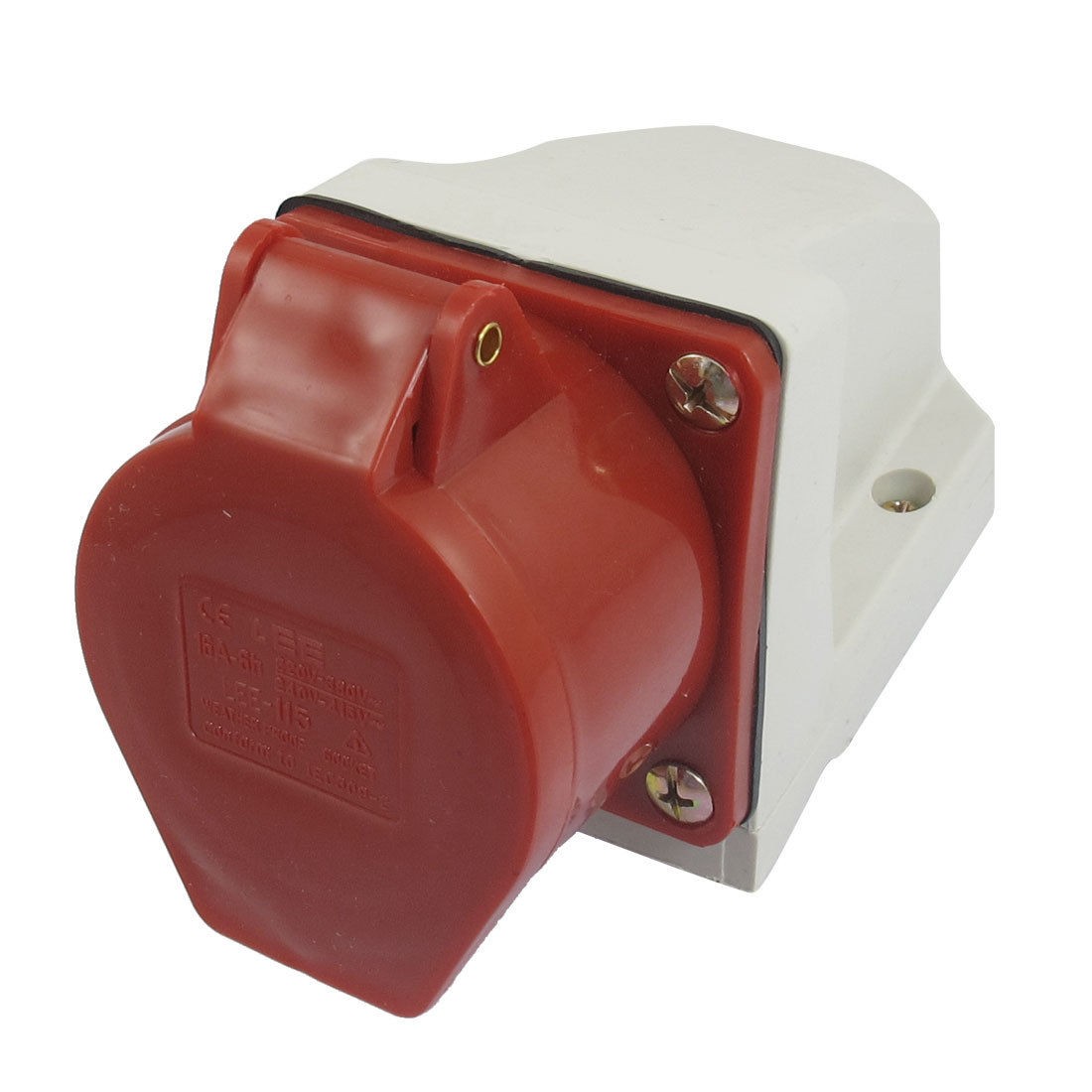 AC 220-380V/240-4<wbr/>15V 16A 3P+E+N IEC309-2 Panel Mount Industrial Socket Lbzwk