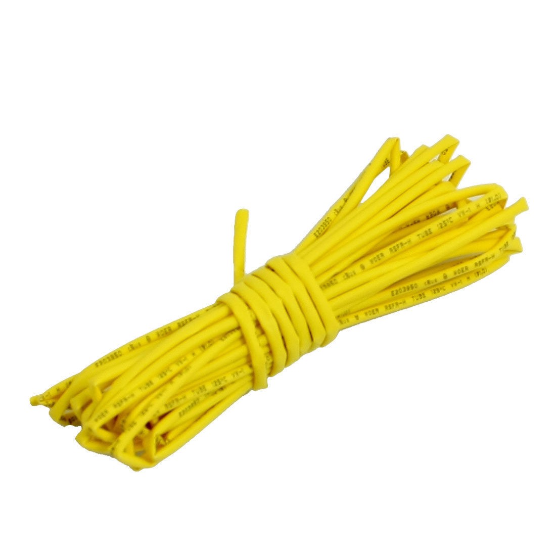 4M 13Ft Long 1.0mm Diameter Yellow Polyolefin Heat Shrinkable Tube