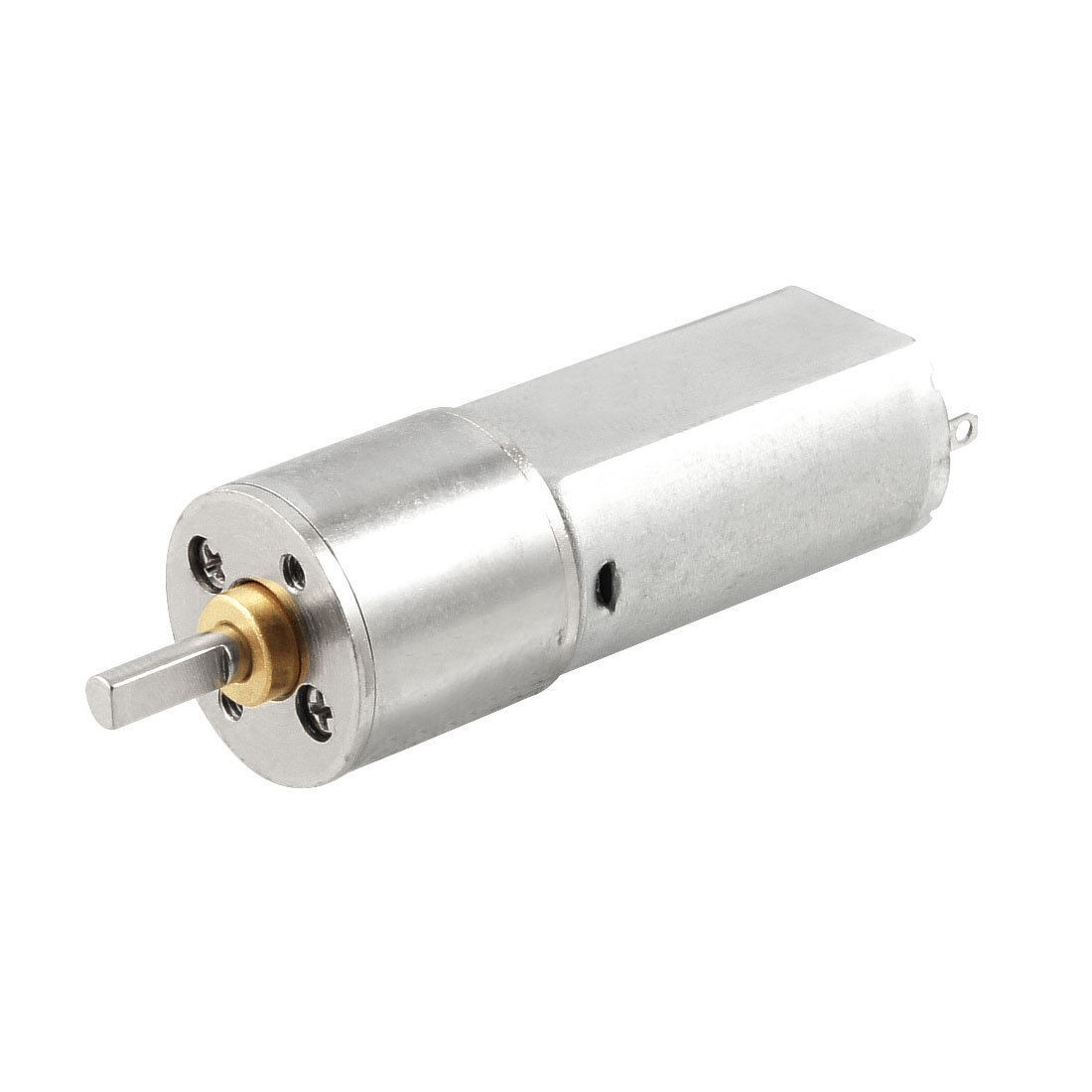 DC 6V 60mA 40RPM Gear Box Dia Robot Micro DC Geared Motor Silver Tone