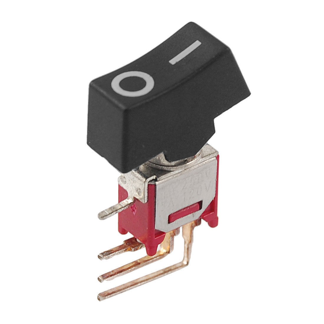 Right Angle SPDT 4 Pin On-On I/O Boat Rocker Switch 1A/250V 3A/120V AC Uxmst