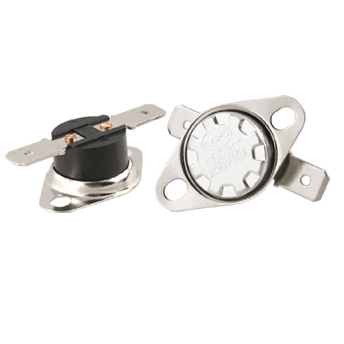 KSD301 120 Celsius Normal Close Temperature Control Switch Thermostat 5 Pcs