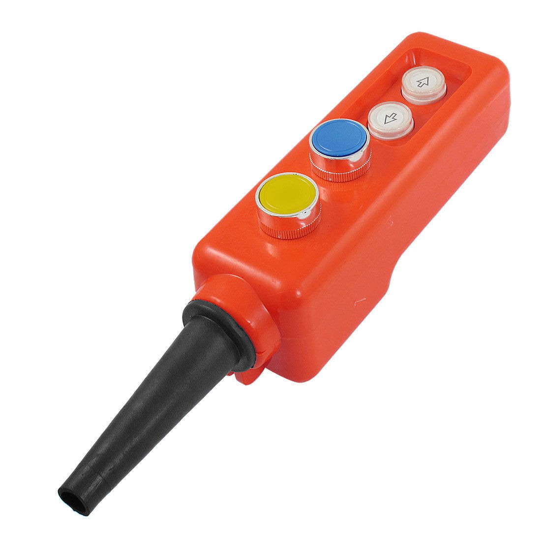 Hoist Blue Yellow Cap 1NO 1NC Momentary Crane Pushbutton Switch 660V 10A