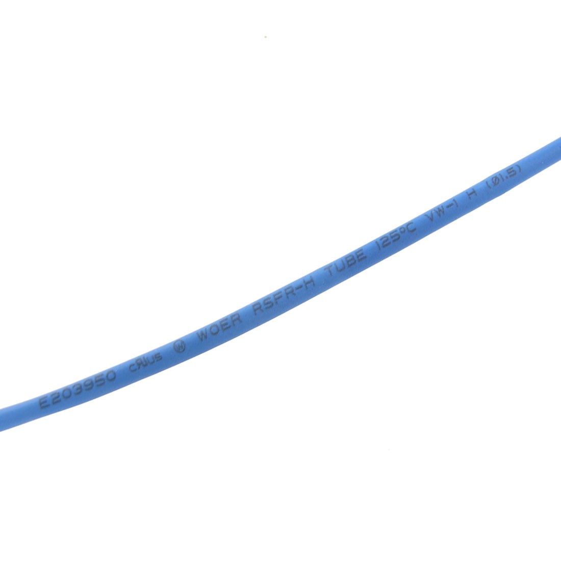 4M 13.1 Ft Long 1.5mm Dia. Blue Polyolefin Heat Shrinkable Tube