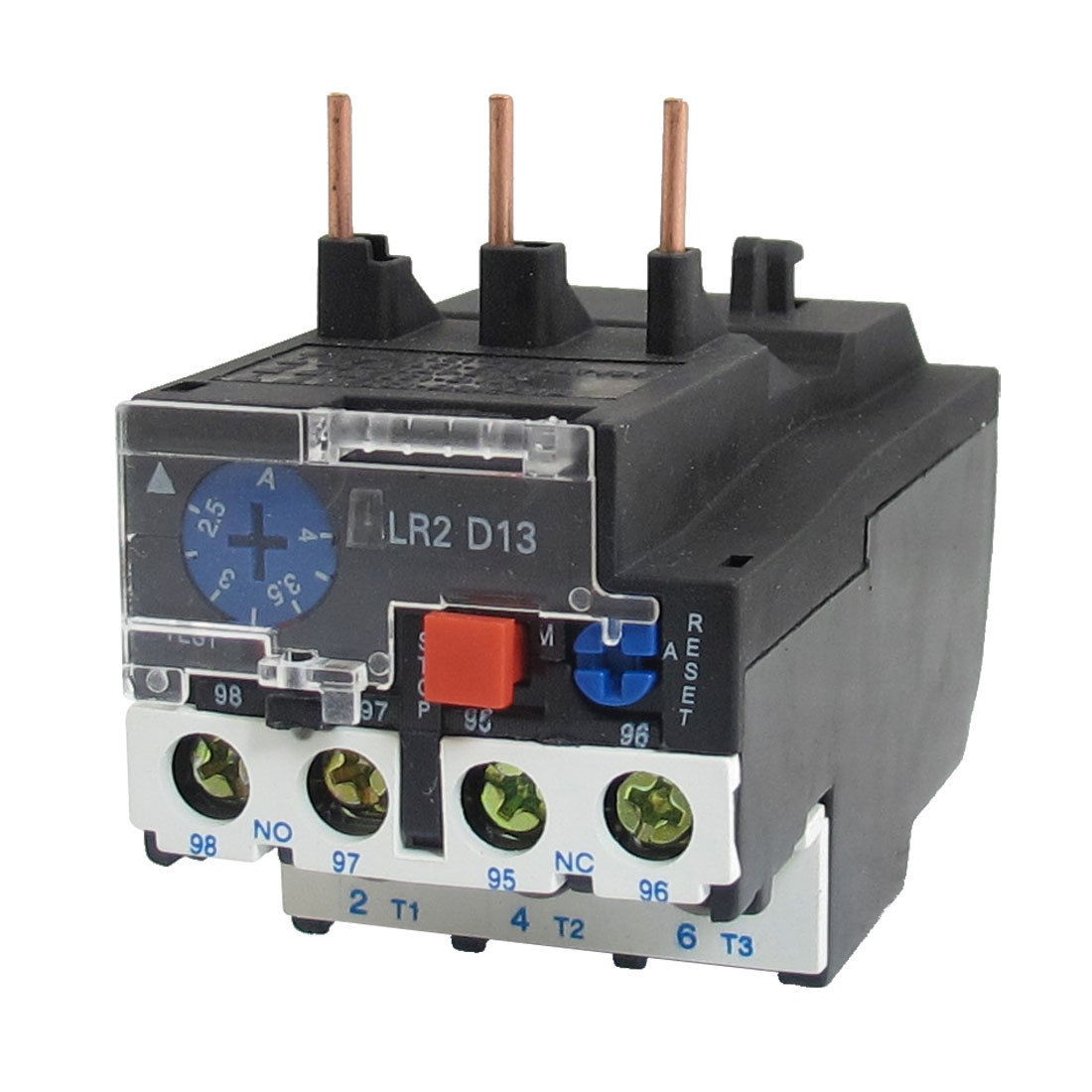 AC 660V 2.5A 4A 2.5-4A 3 Pole Thermal Overload Relay NO NC LR2-13