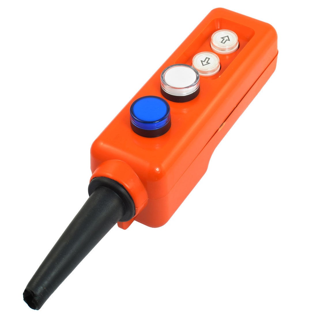 Blue White LED Lamp Up-down Hoist Hand Operate Crane Pushbutton Switch 24V