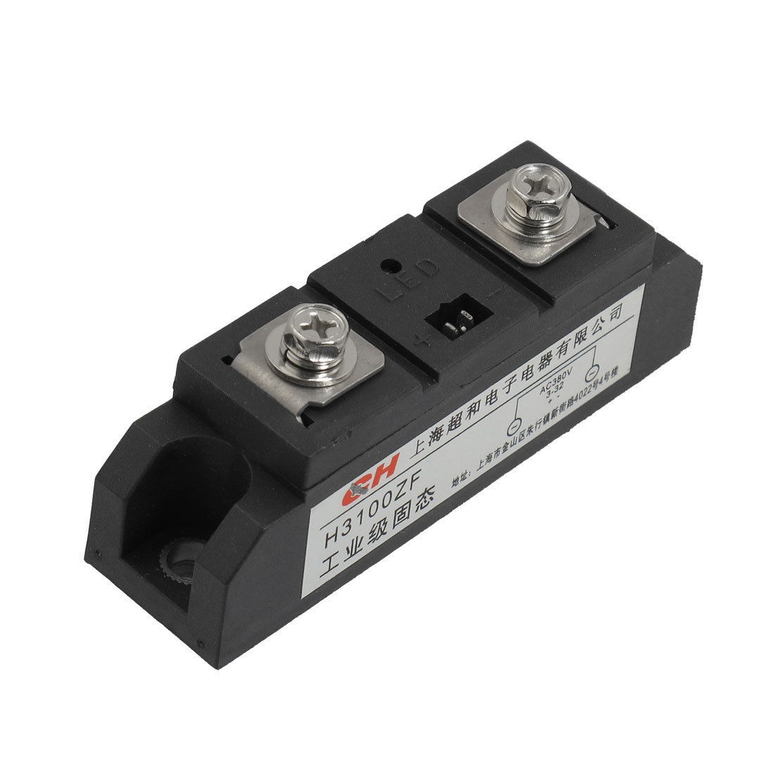 LED Indicator Lamp DC to AC SSR Solid State Relay 3-32VDC 380VAC 100A