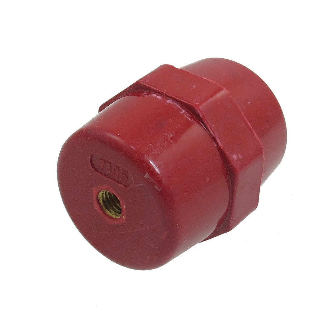 4.9mm Brass Thread Red Resin Busbar Support Insulator SM-40