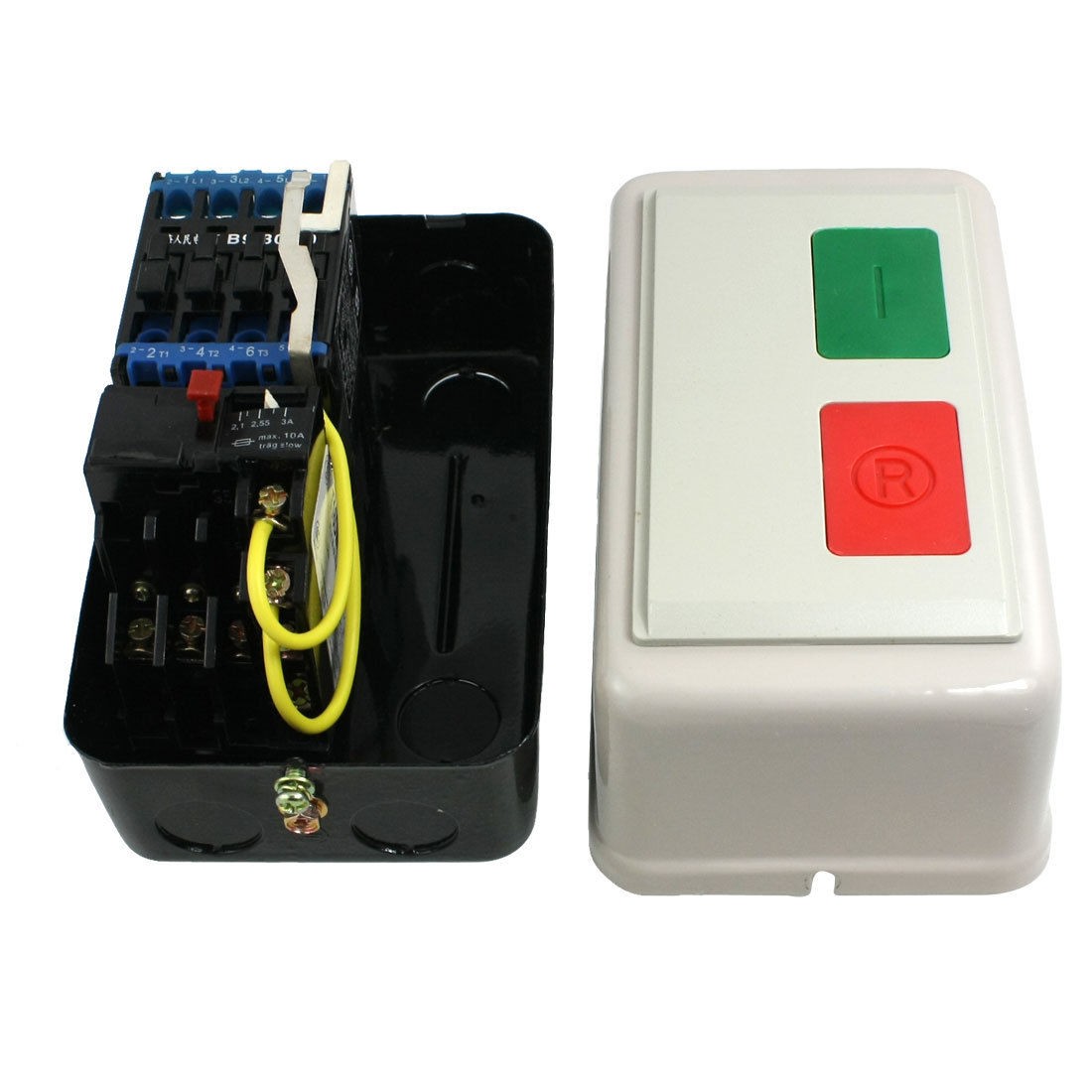 AC 36V 2.1-3A 1HP Three Phase Motor Start Stop Control Magnetic Starter