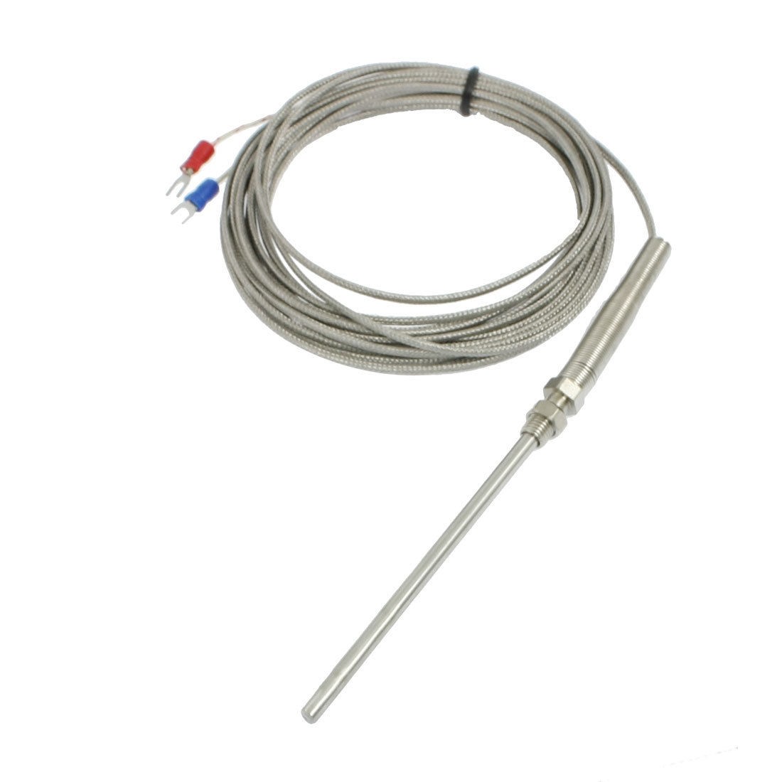 K Type 0-400 Degree Celsius 10cm Probe Thermocouple Sensors 5M