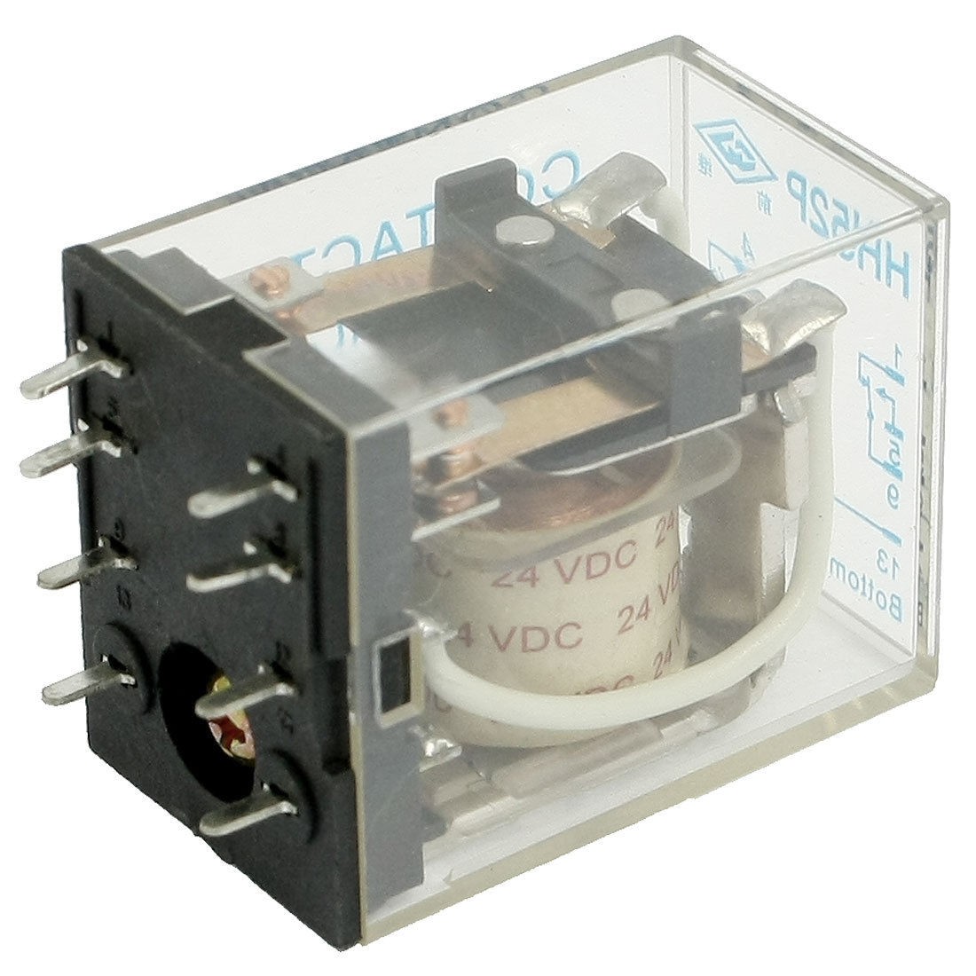 DC 24V Coil 5A PCB General Purpose Power Relay 8 Pin DPDT HH52PA