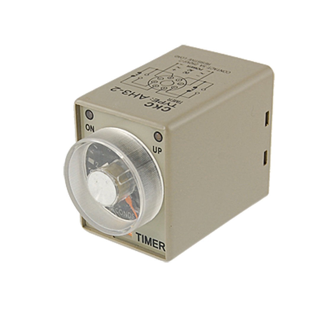 DC 24V 0-6 Seconds Power On Time Delay Relay Timer AH3-3