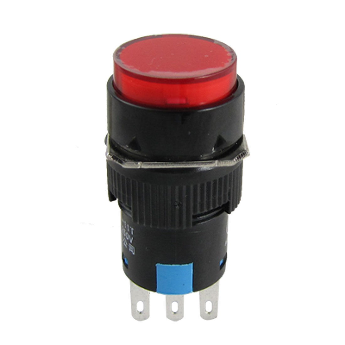 Mini Self-locking Type Red Press Button Push Switch