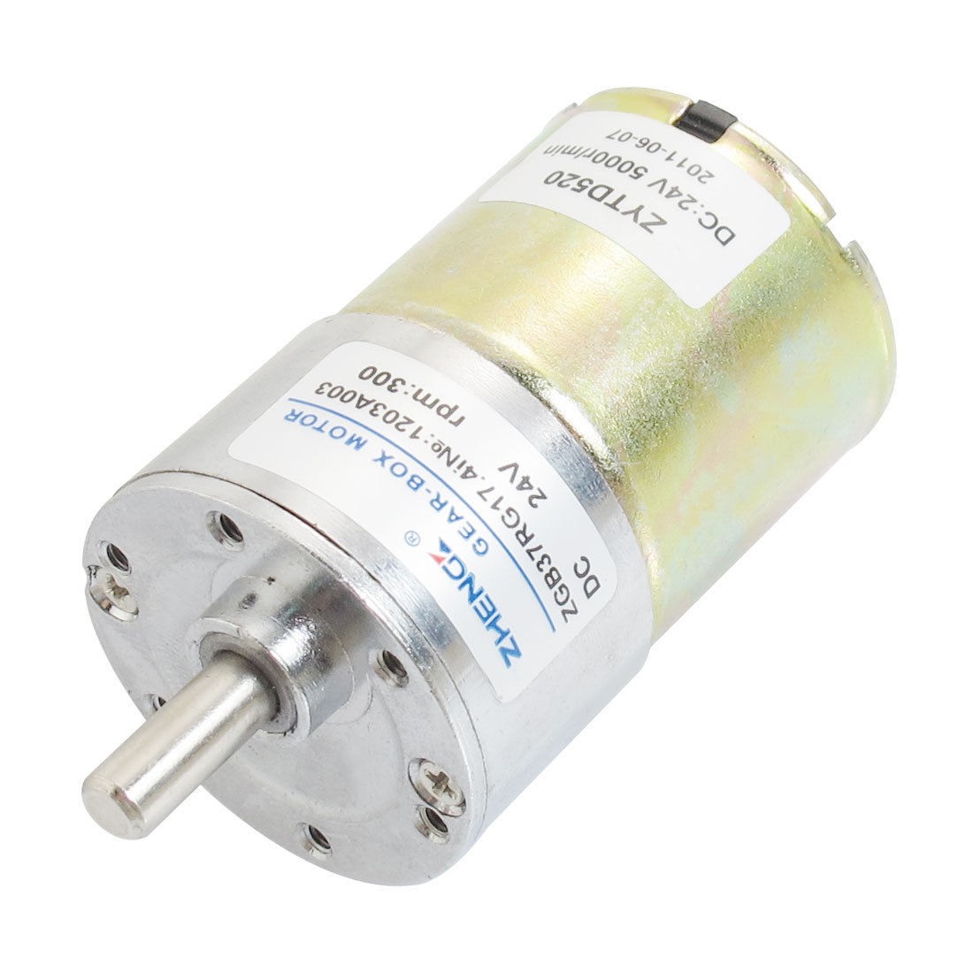 DC 24V 300RPM Output Speed Cylinder Shaped Oven Geared Motor