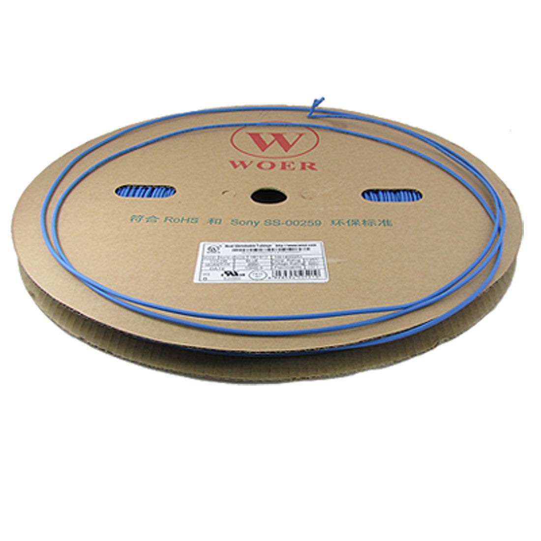 Blue 2.5mm x 200 Meters Heat Shrinkable Tubing Tube Roll