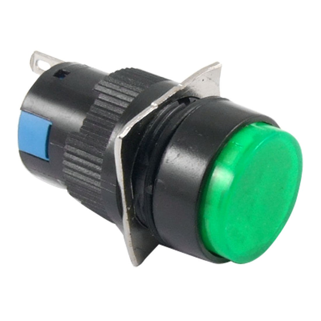 SPDT Green Round Momentary Push Button Switch AC 3A/250V DC 5A/30V