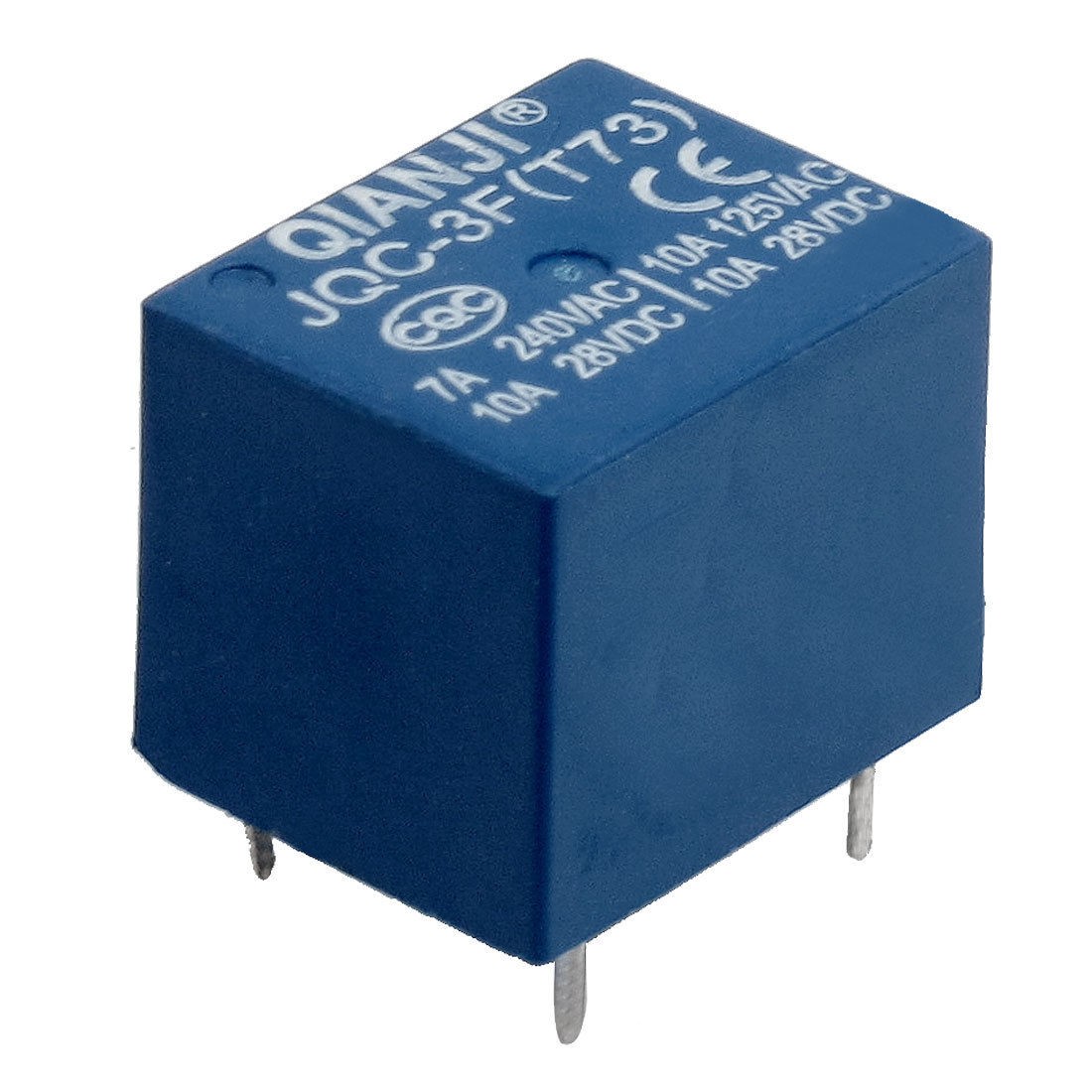 JOC-3F(T73) DC 12V Coil 5 Pin AC 125V/240V DC 28V Power Relay