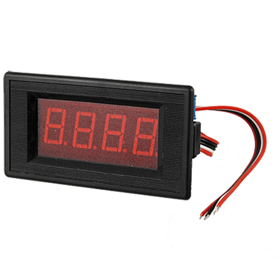 DC30A 3 1/2 Digital Red LED Panel Ammeter 5 Wires 75MV