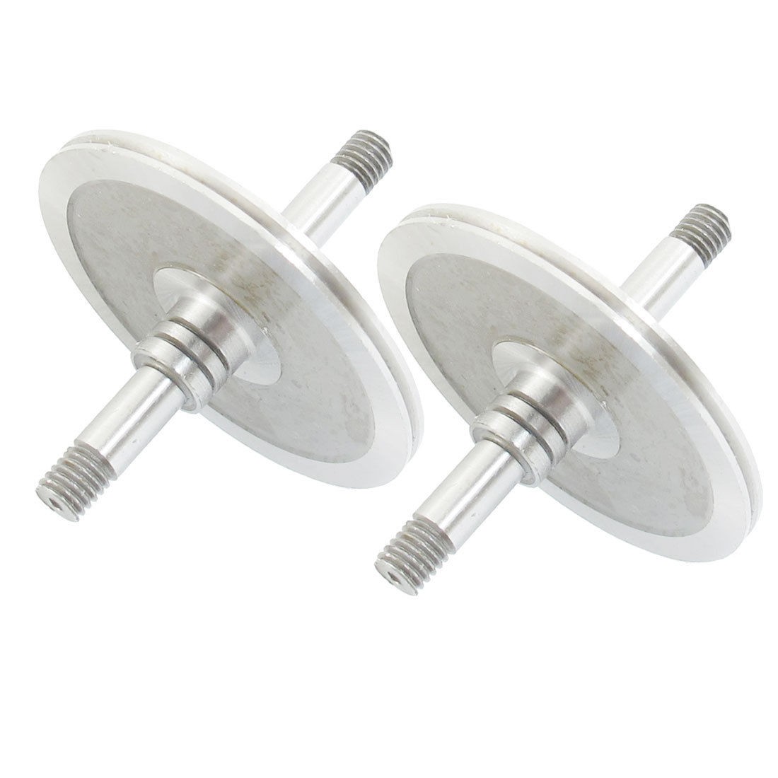 2 Pcs 40mm Roller Diameter Symmetrical CNC Wire Stainless Guide Pulley
