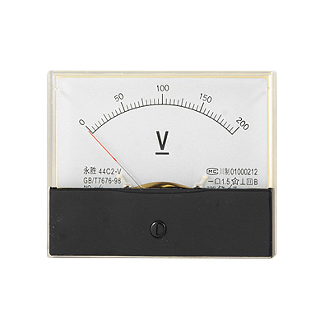 44C2 0-200V DC Voltage Meter Rectangle Panel Voltmeter