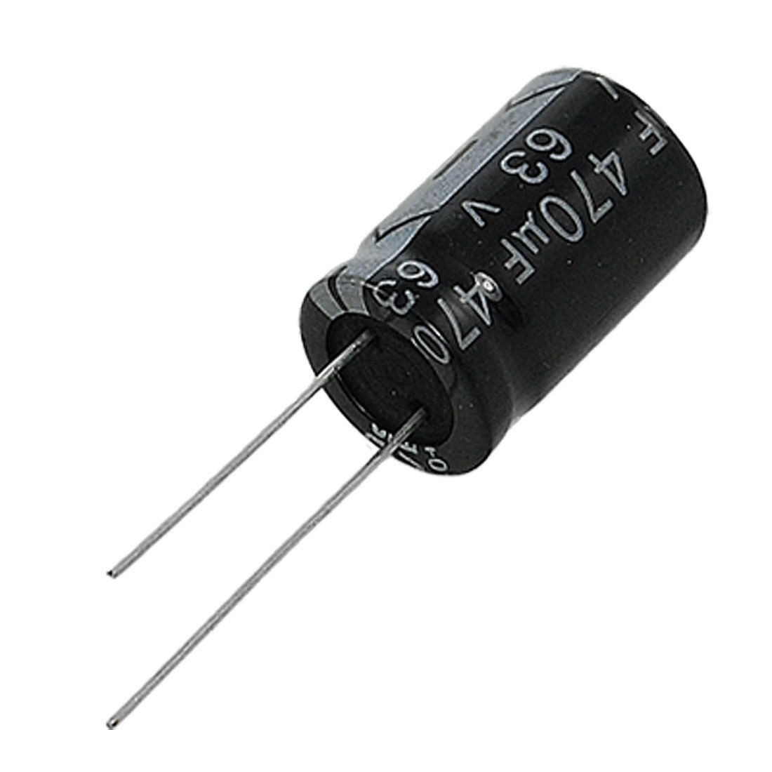 50 Pcs 470uF 63V 13x21mm Aluminum Electrolytic Capacitors