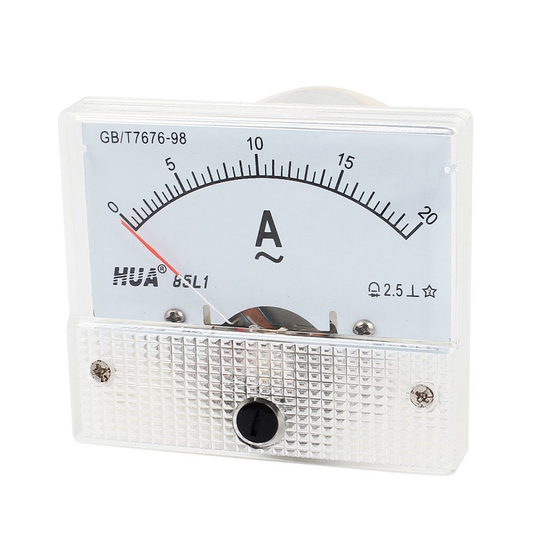 Class 2.5 Accuracy AC 0A-20A Analog Panel Ammeter