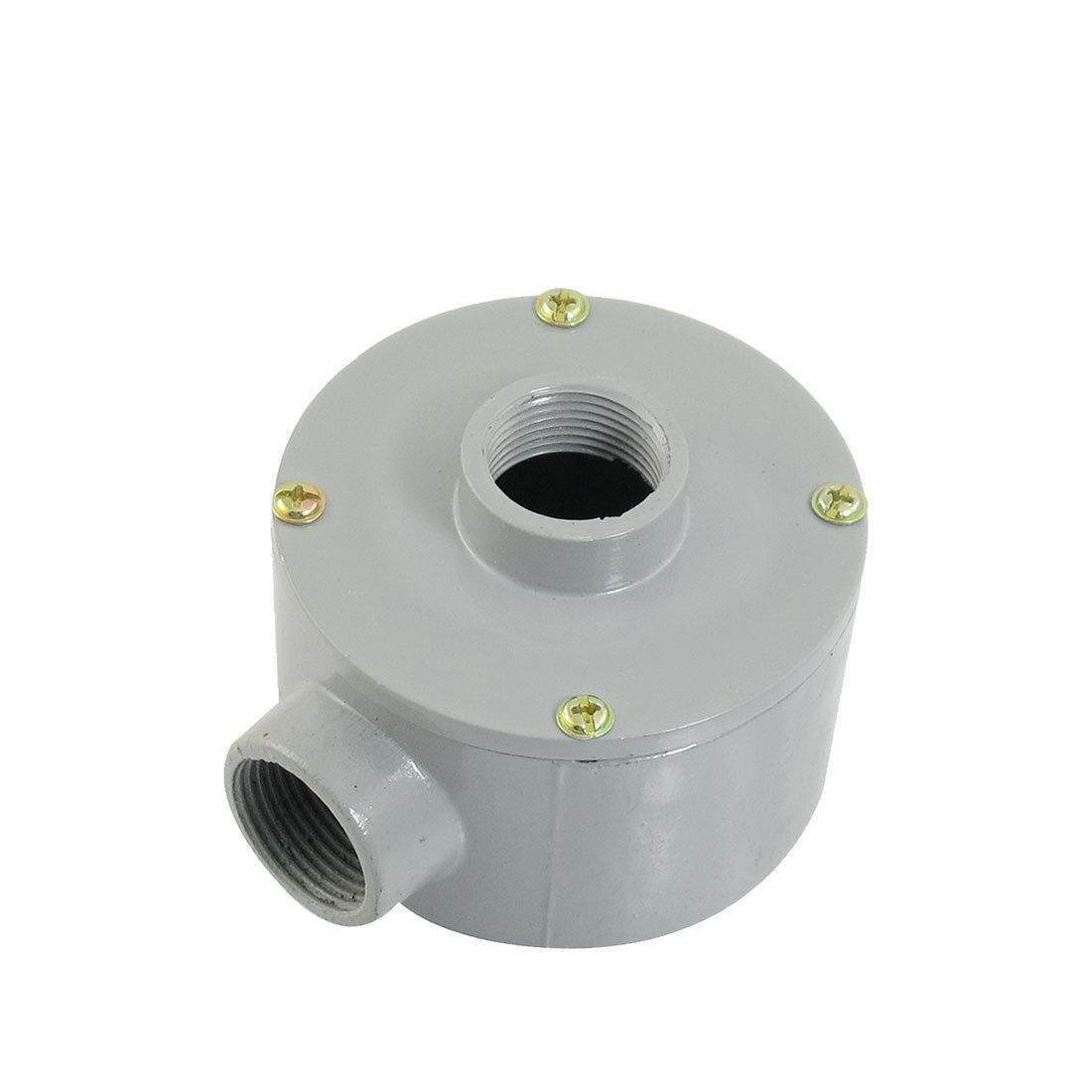 G3/4" Thread Two Holes Conduit Wiring Round Metal Junction Box