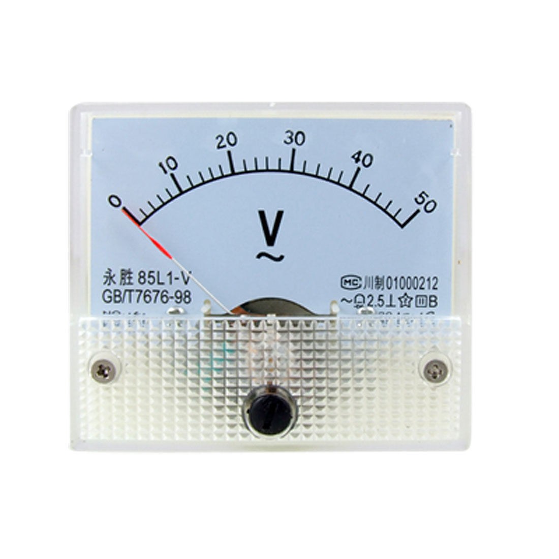 85L1 AC 0-50V Rectangle Analog Panel Volt Meter Gauge