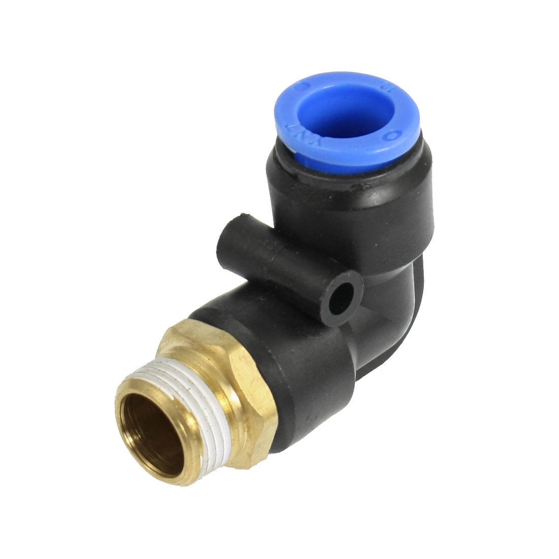 12mm OD Tube to 16mm M Thread Pneumatic Elbow Connector Quick Fitting