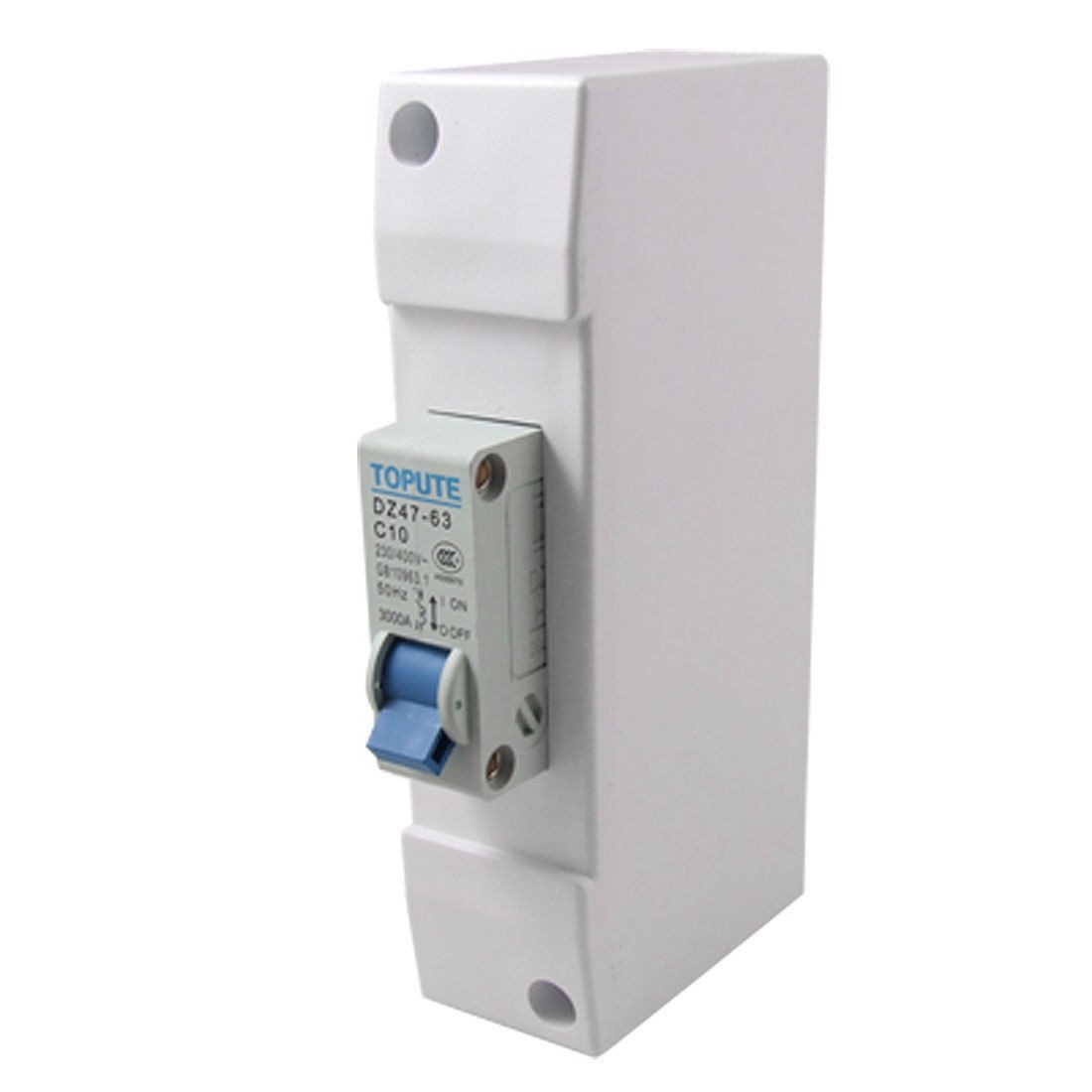 Electric Plastic Casing DZ47-63 C10 1P 10A Circuit Breaker