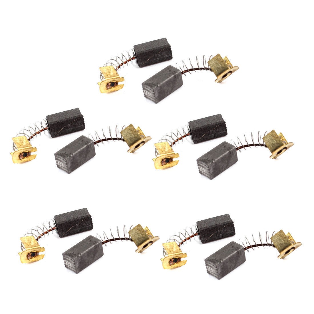 10 Pcs 12mm x 6mm x 6mm Spring Type Power Tool Carbon Brushes