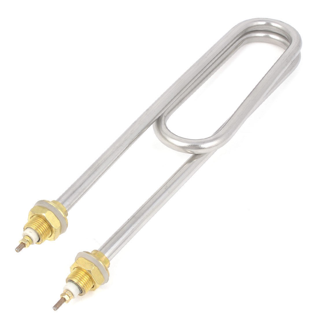 Double U Shaped Stainless Steel Thread Electric Heating Tube Heater AC 380V 4KW