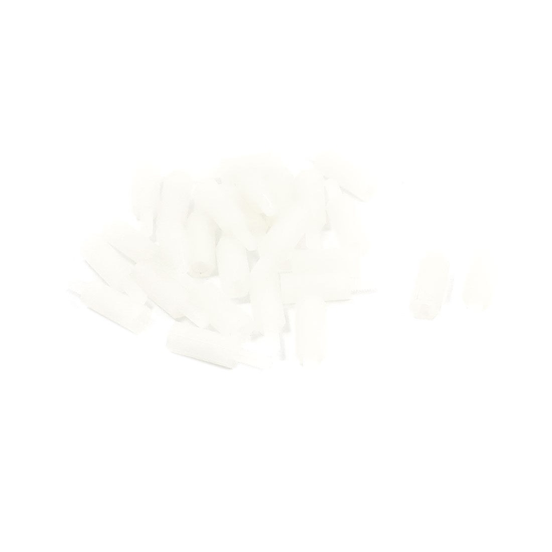 M2 x 10mm x 6mm Machines Board Hexagonal Thread Spacer 25 Pcs