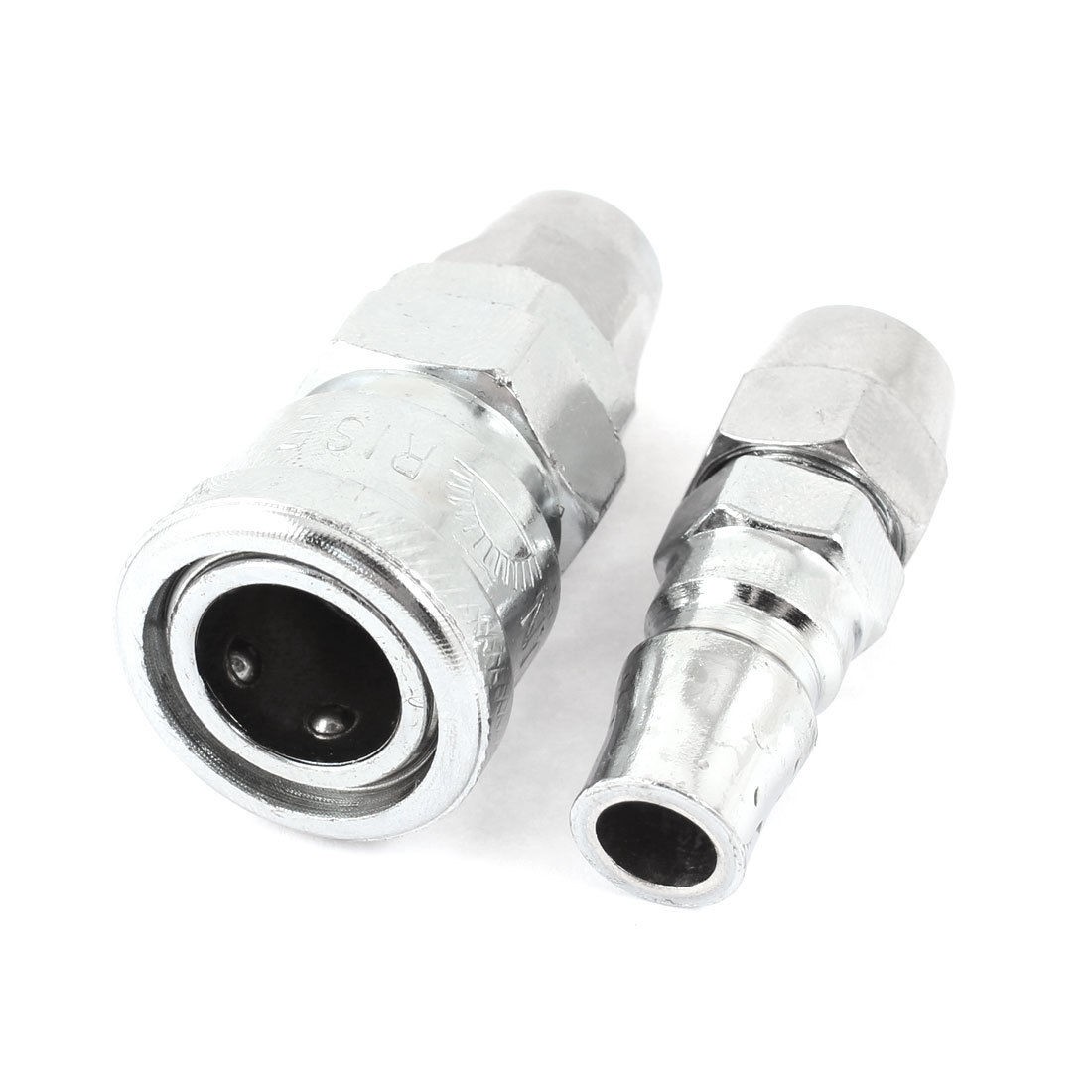 Pneumatic 4 5mm x 10 5mm Air Flow Quick Release Coupler Set