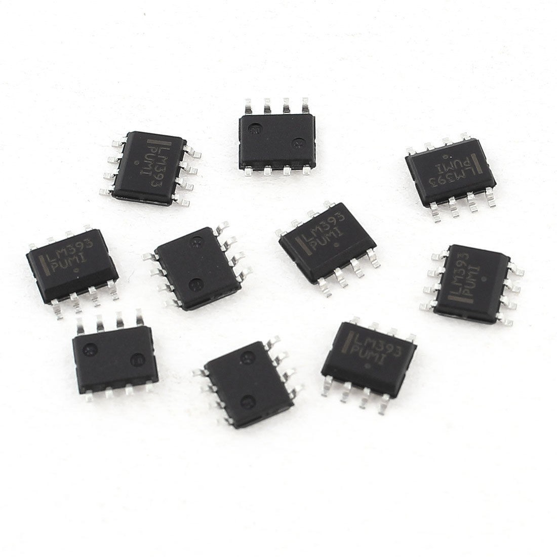 10 Pcs LM393 SOP-8 8Pin SMD Dual Voltage Comparator IC