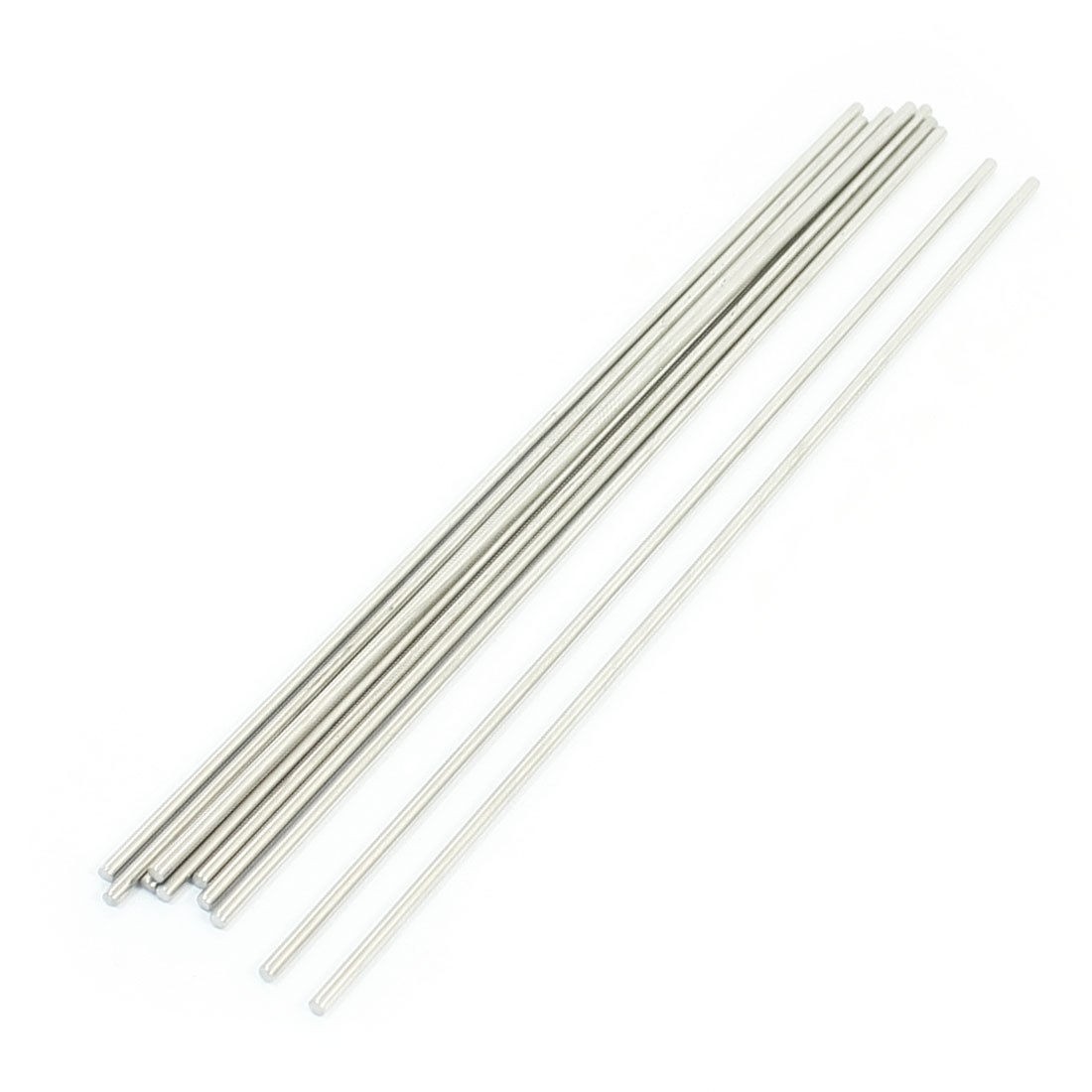 10Pcs 160 x 2.5mm Stainless Steel Cylinder Linear Rail Round Rod Axle