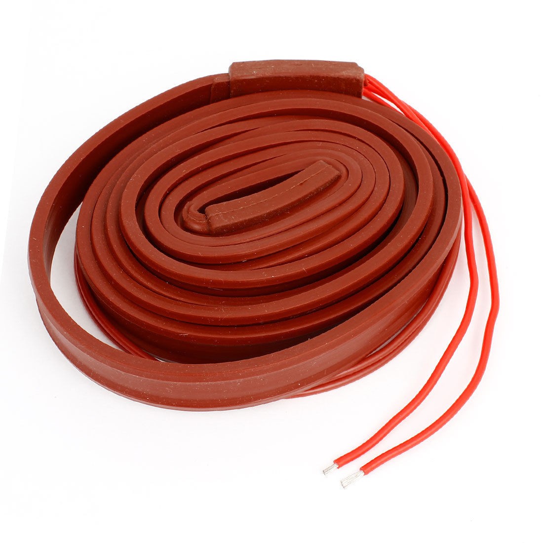 Brick Red Freezing Protection Silicone Waterproof Heater Cable 2M x 15mm 36V