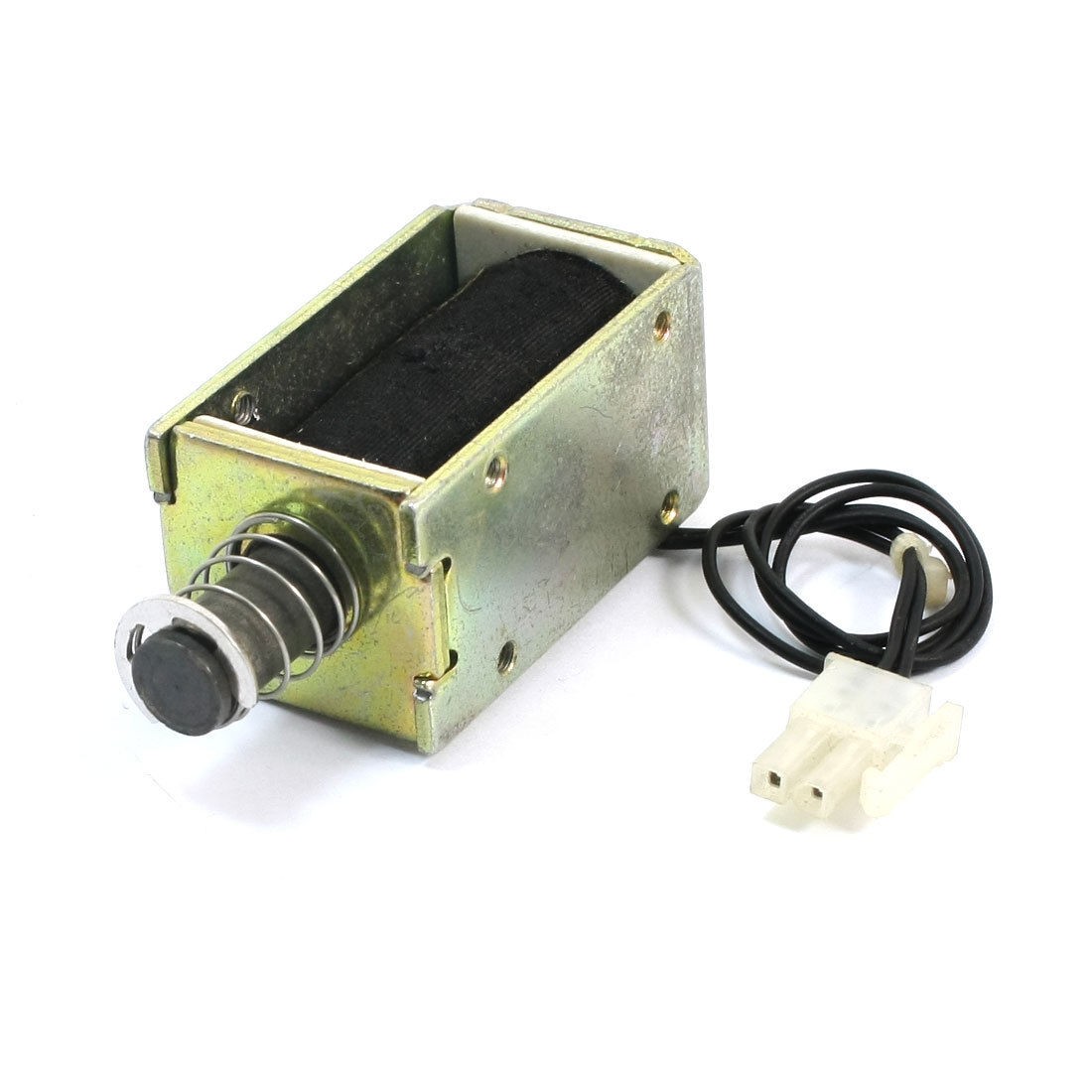 10mm 500g 2-Pin JST Plug Connector Pull Solenoid Electromagnet DC 24V 0.8A