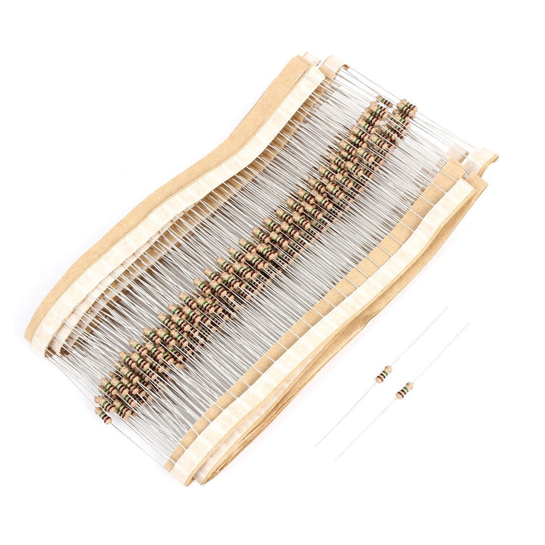 400 PCS 1/4W 0.25W Watt 5% Tolerance 1M Ohm Axial Lead Carbon Film Resistors