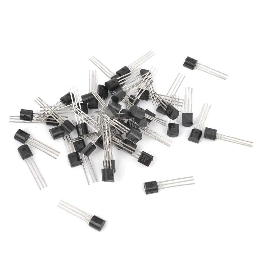 50Pcs TO-92 2N5401 PNP Silicon Amplifier Transistors 600mA 160V 625mW