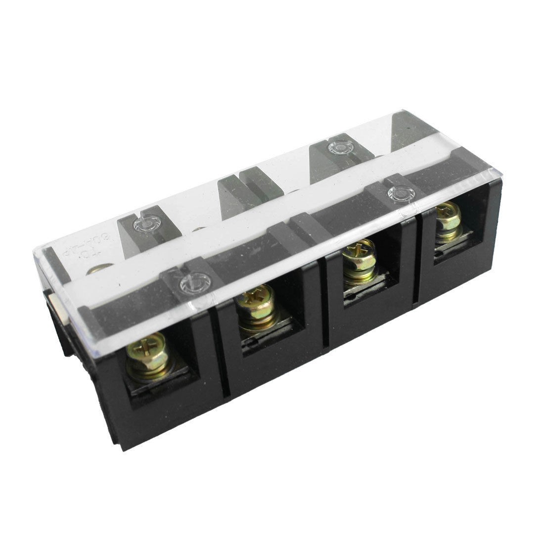 AC660V 60A 2 Row 4 Positon 8 Screw Terminal Barrier Block Connector