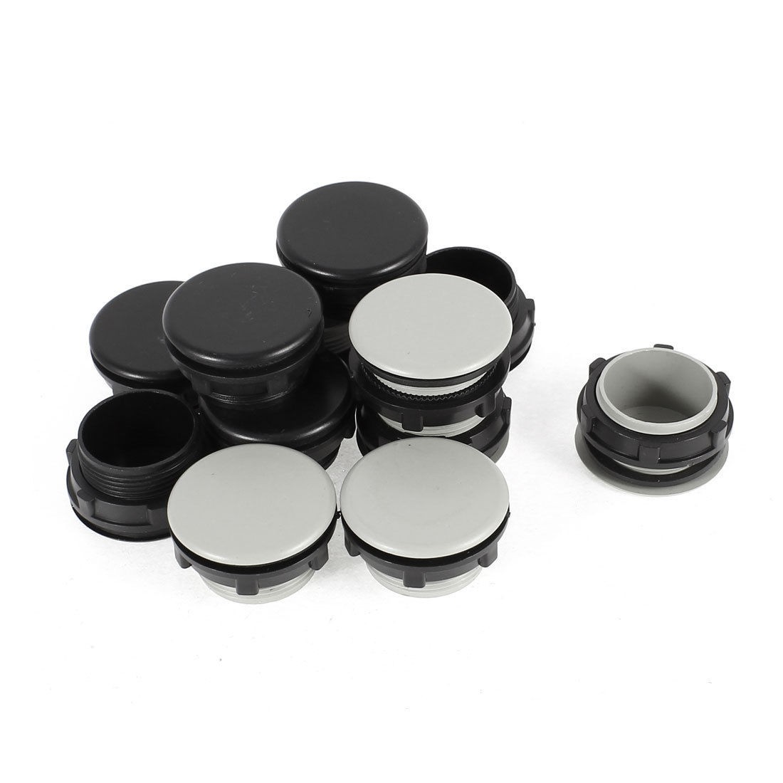 12 Pcs Mount Hole Panel Plug Cap Cover for Push Button Switch 30mm