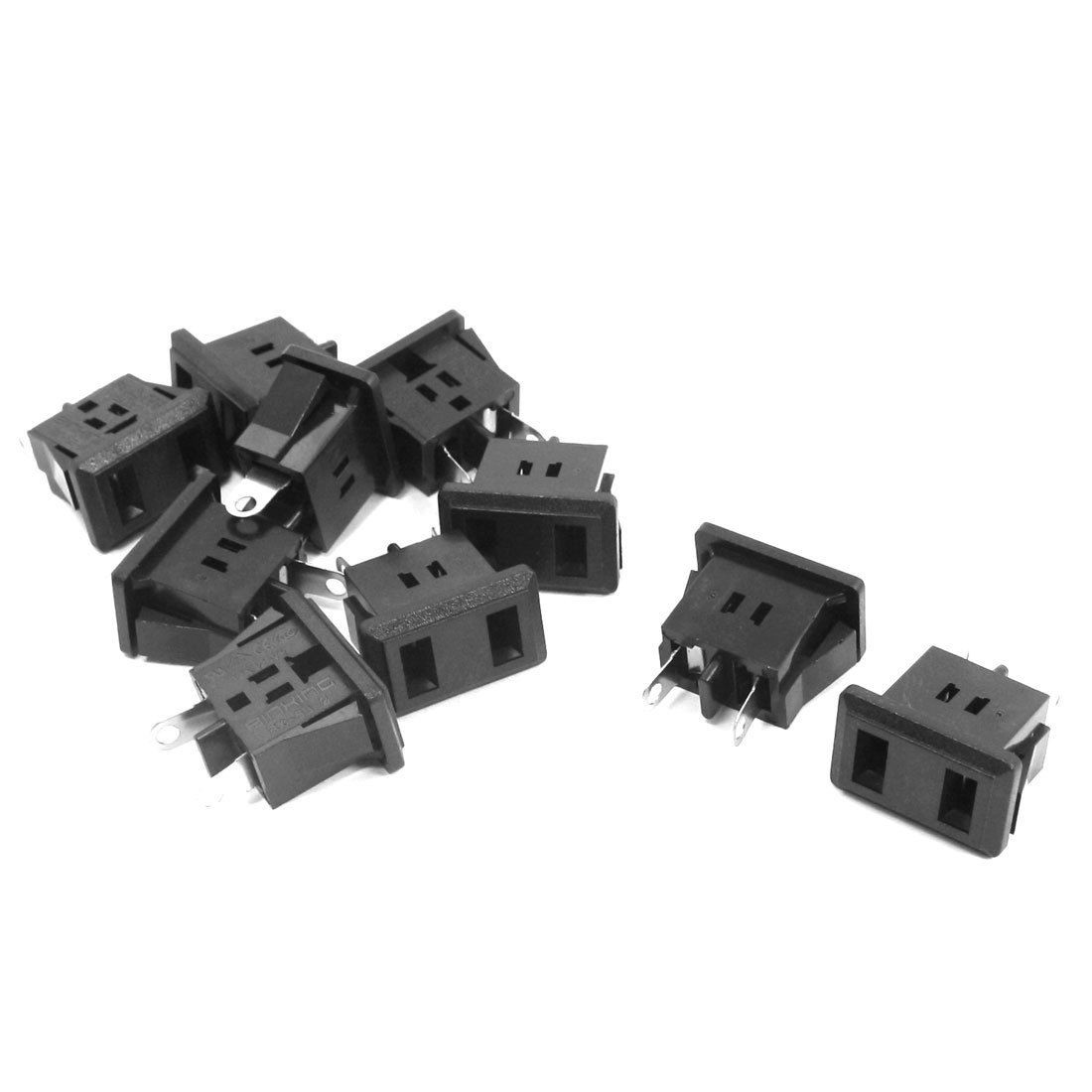 AC 125V 12A Solder Type US Female Socket Jack Power Adapter Converter 10 Pcs