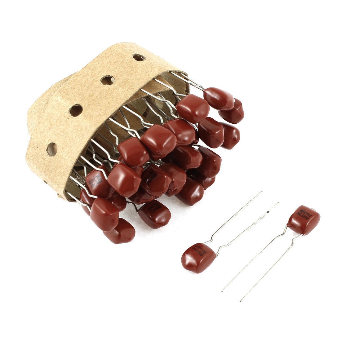 30pcs 0.27uf 100V Through Hole Metallized Polypropylene Film Capacitor