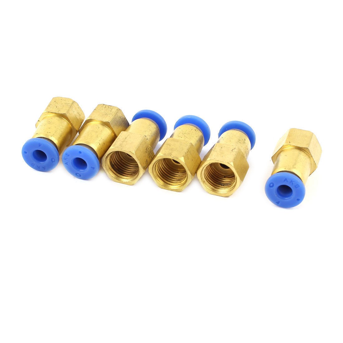 Air Compressor 9mm to 4mm Pneumatic Quick Fitting Coupler Adapter 6Pcs