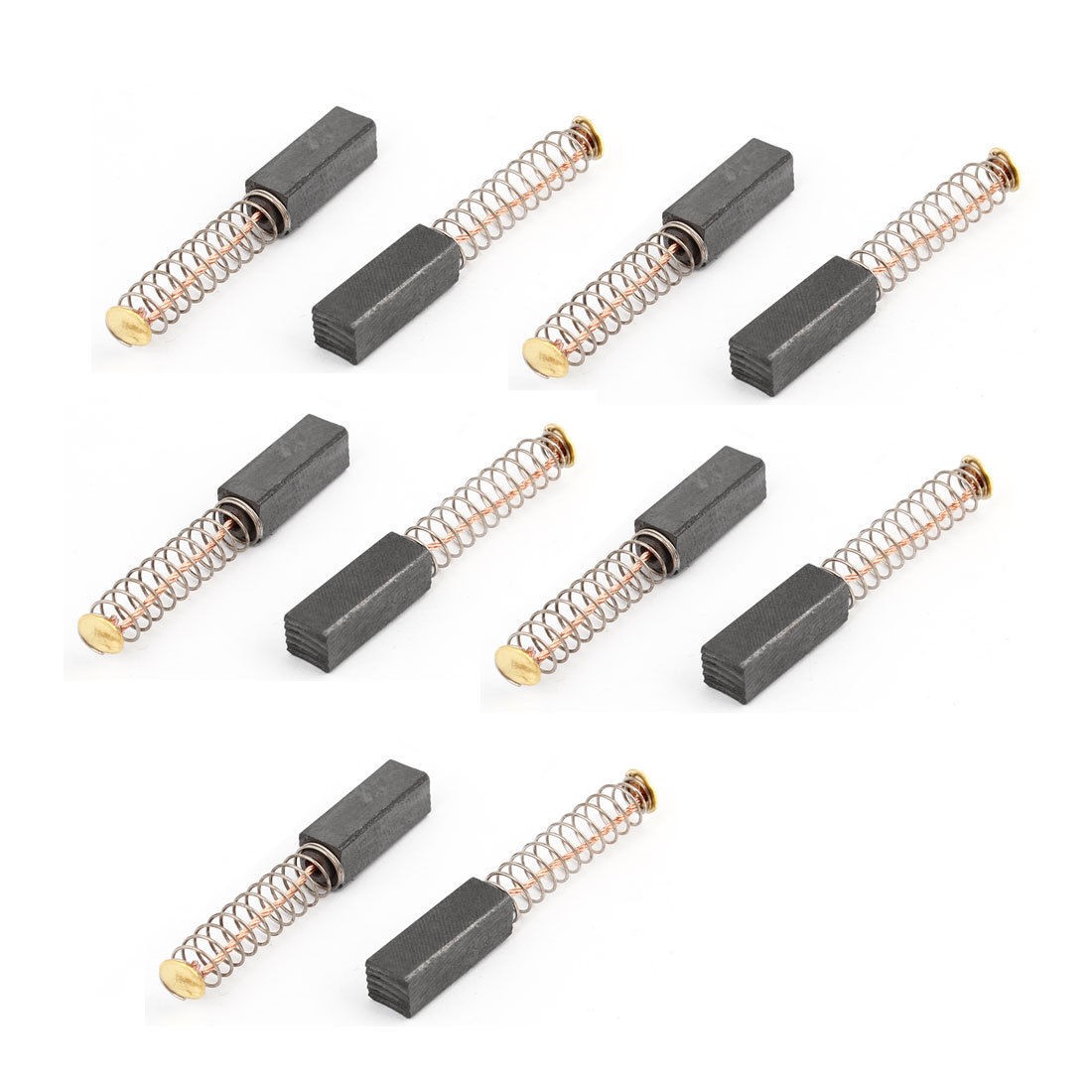 10 Pcs Electric Hammer Angle Grinder Carbon Brushes 21mm x 5mm x 5mm