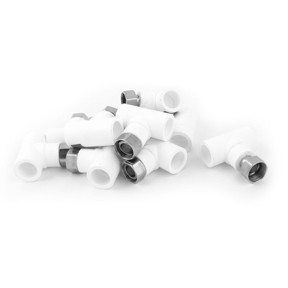 10pcs PPR 20mm to 1/2PT Thread Water Pipe Tube Hose 3-Way T Fitting Connector