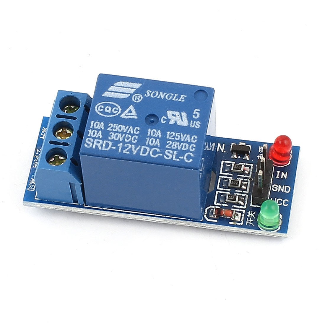 DC12V 1 Channel High Level Trigger PLC Relay Expansion Board Module for Arduino